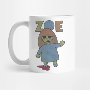 Zoe - the cute little zombie girl ... slightly more decayed Mug